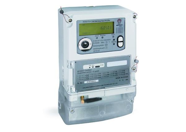 Quality RF PLC ZigBee Gprs Smart Meter With Communication As Per DLMS 3×120 208V for sale