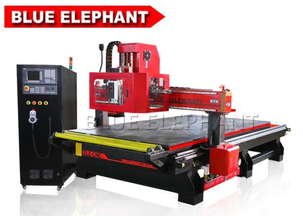 Quality 1530 Carousel ATC CNC Router Machine Automatic Media Feeding / Rolling System for sale