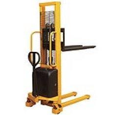 Semi Electric Stacker MES Ergonomic Design With Handle