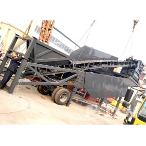 China YHZS50 Mobile Cement Mixing Plant  50m³/H Auto Control Console System on sale