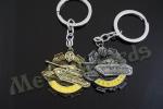 Bespoke Designed 3D Tank Metal Key Chains Promotion Gifts Items Eco Friendly