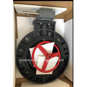 Water Industrial Usage Butterfly Valve in Year with Cast Iron Handle and PVC