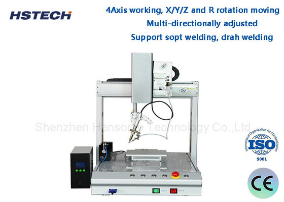 4Axis High Speed Desktop Soldering Machine Automatic Soldering Robot With Timing