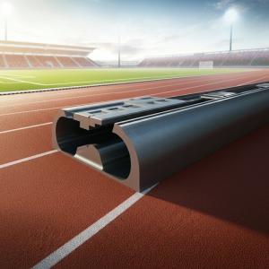 IAAF Running Track With Friction And Shock Absorption For Concrete And Asphalt