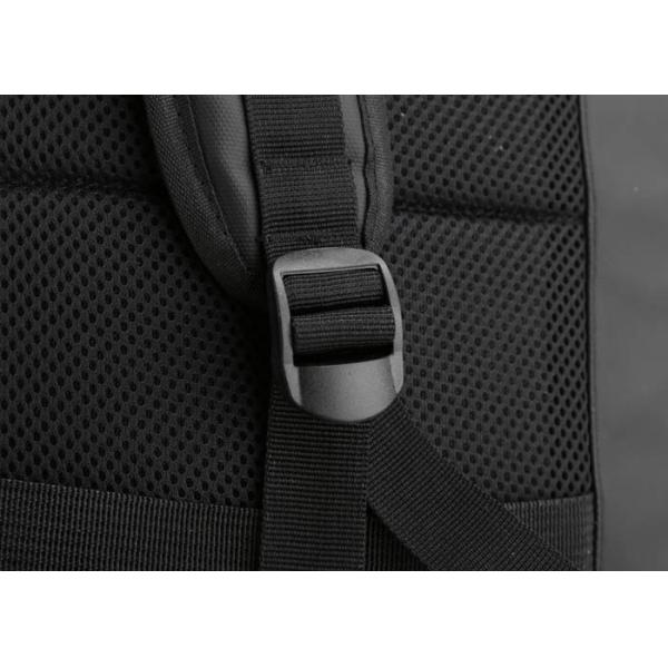 Smart USB Laptop Backpack Custom Logo 20L-39L Black / Grey For Men