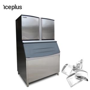 Food Standard Crescent Ice Machine For Milk Tea Air Cooling / Water Cooling