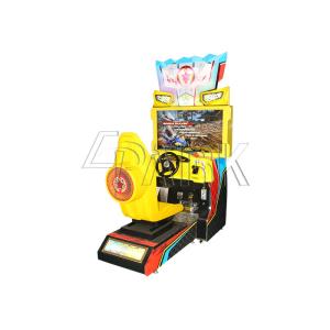 Fiberglass Indoor Game Amusement Video Simulator Four Wheels