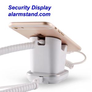 COMER mobile phone shops display charging and alarm sensor stand with charging