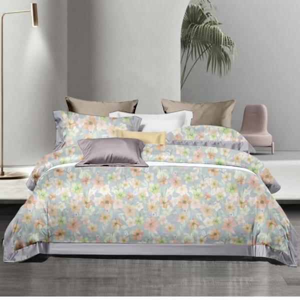 Customized Color 3D Digital Printed Bedroom Bed Sheets Bedding Set for Customized Style