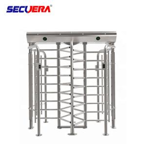 Stainless Steel Pedestrian Control Security Full Height Turnstile Barrier Gate