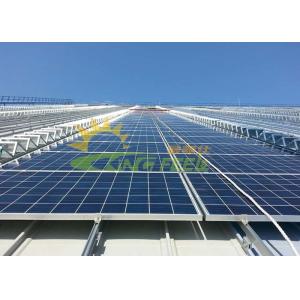 Custom Metal Roof Solar Mounting Systems With 12 Years Warranty