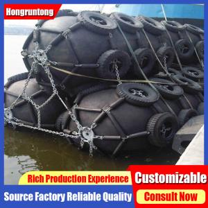 Pneumatic Rubber Fender Lightweight Structure Excellent Pressure Resistance Easy