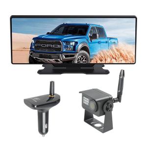 12 Inch Touch Screen Mirror Dash Cam Backup Camera AHD Receiver