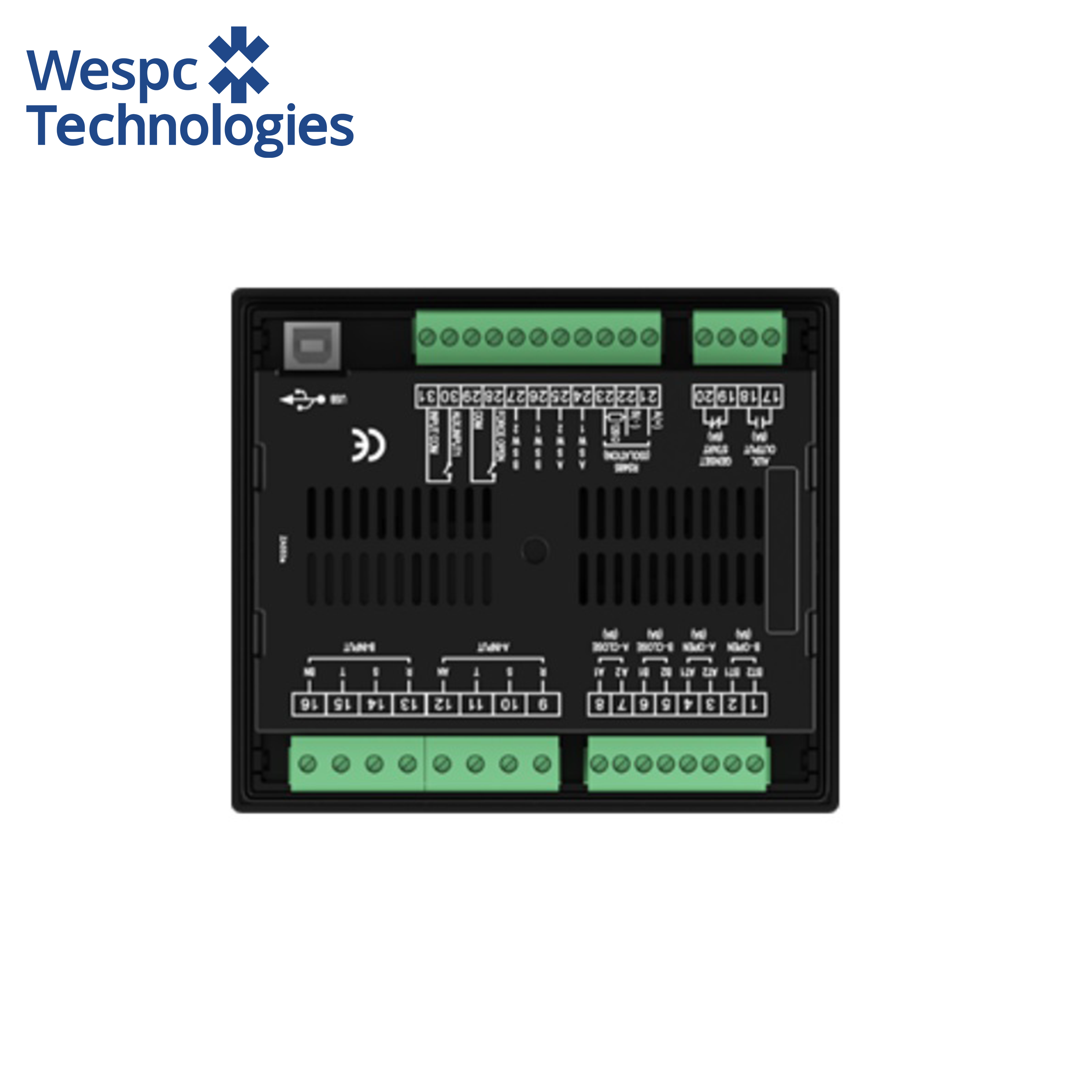WESPC Original SmartGen HAT552 Auto Transfer Switch Controller Panel