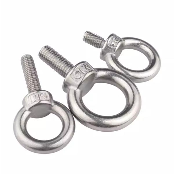 M6 M8 M10 Carbon Steel Lifting Eye Bolt Grade Class 8.8 10.9 12.9 Zinc Coating Plated DIN580