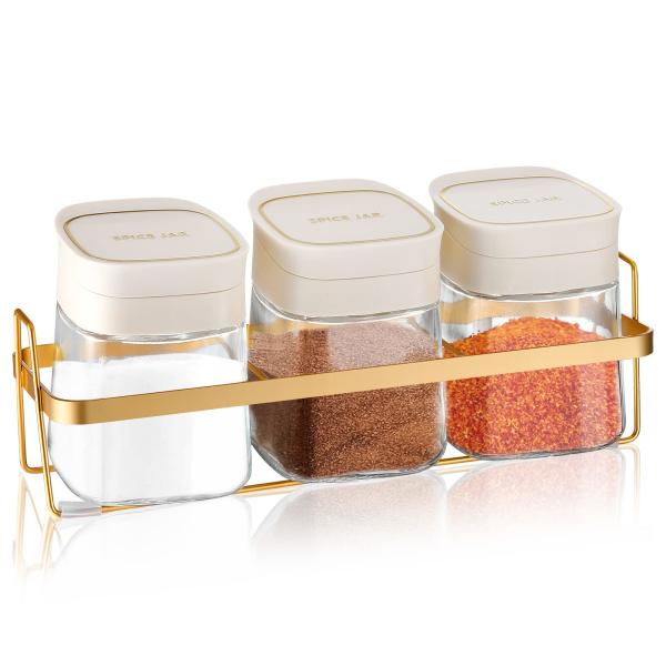 Kitchen Seasoning Spice Tools Condiment Jar Set 300ml 10 Ounces Easy Install