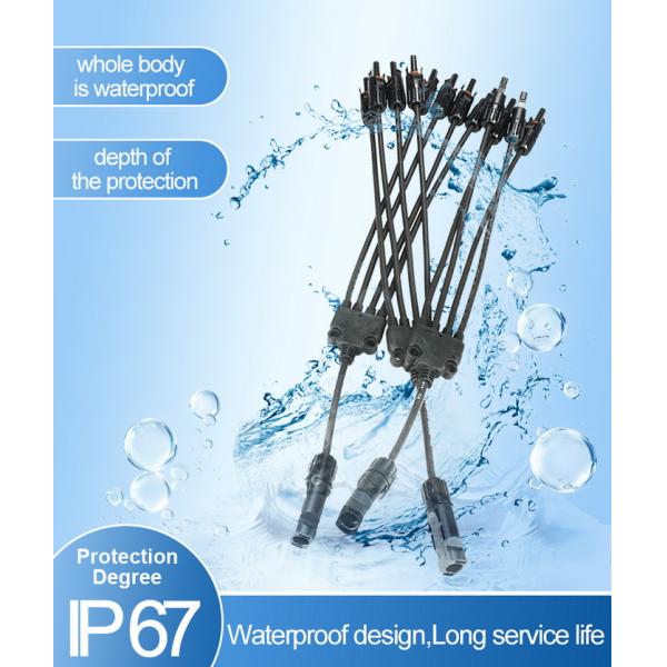 anti ultraviolet radiation 30A 1 To 4 Solar Y Branch Connector