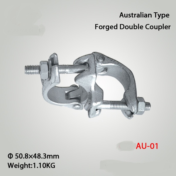 Drop Forged Fixed Coupler Scaffolding Double Coupler Australian Type