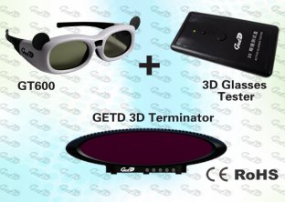 OEM 3D Museum Digital 3D Glasses and IR 3D Emitter