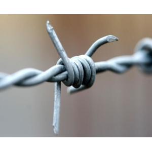 high tensile double twist barbed wire two strands high tensile barbed wire 3"-5"