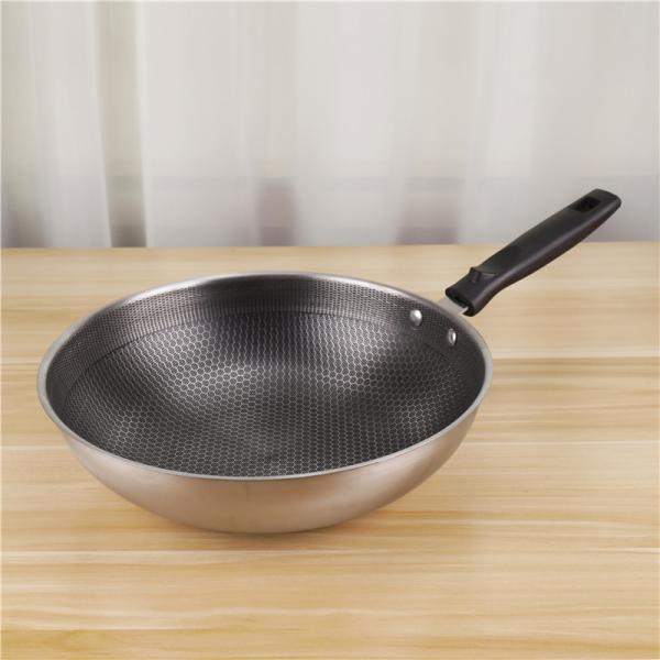 Non Stick 32cm Stovetop Frying Pan Honeycomb Stainless Steel