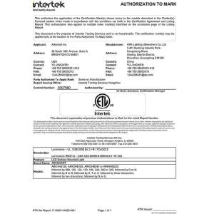 TIOSL TECHNOLOGY (SHENZHEN) CO.,LTD. Certifications