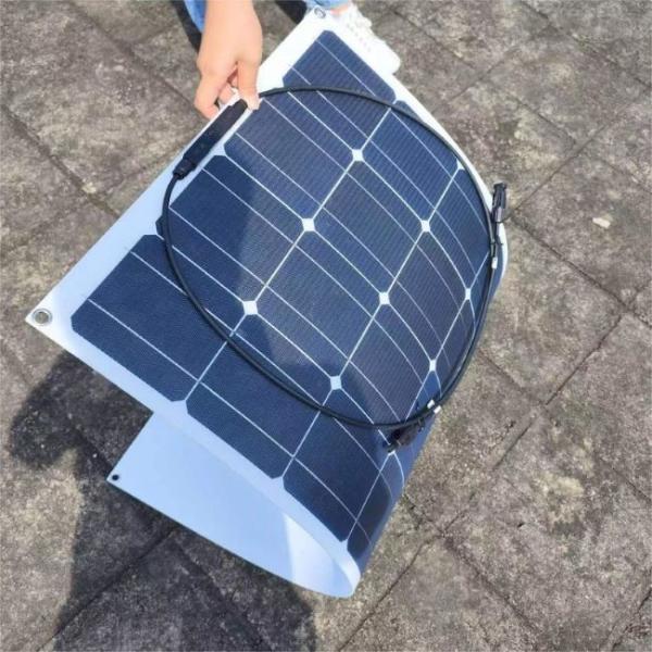Quality 100W Flexible Solar Panels Monocrystalline Camping Portable Solar Panel Customized for sale
