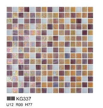 KG series glass mosaic for kitchen decoration KG337