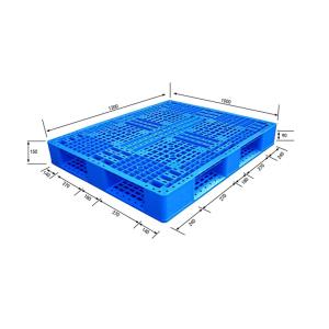 LLDPE Reinforced Rackable Plastic Pallets 1500kg Dynamic Load