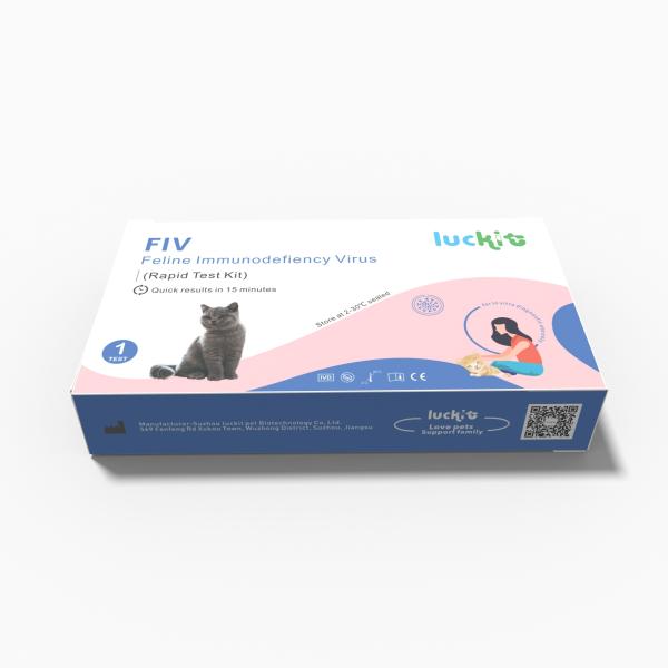 Quality Feline Immunodeficiency Virus CAT FIV Pet Test Kit Fast Reaction for sale