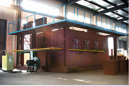 DX8364 Building Component Fire Resistance Test Vertical Furnace And Horizontal