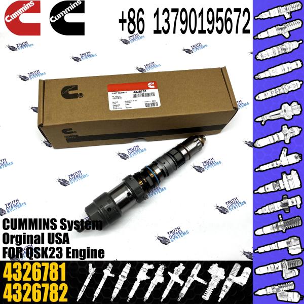 4088428 QSK23 Diesel Engine Common Rail Fuel Injector 4001813 4087893 4326780 4088416 4326781