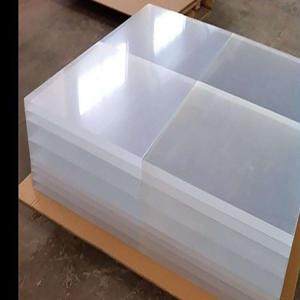 Custom 1.8mm-40mm Clear PMMA Continuous Clear Hard Plastic Sheets 4x8 Size 1220