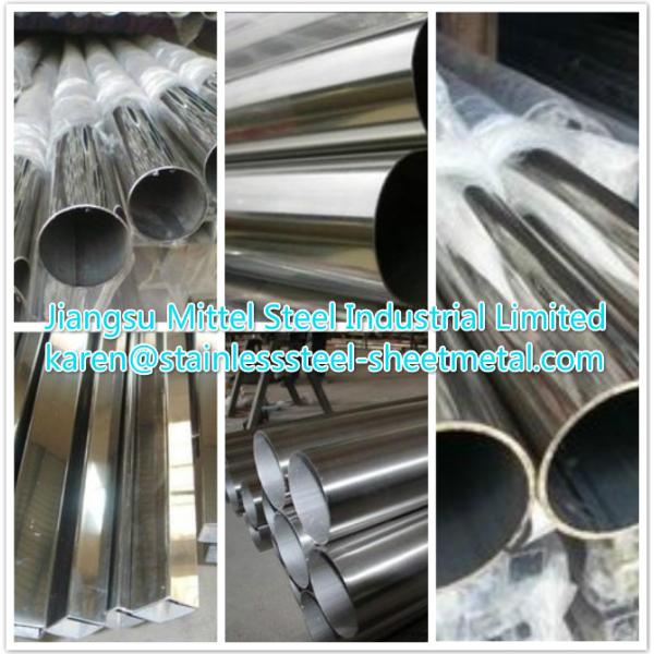 ISO Stainless Steel Welded Pipe with Various Grade Surface Treatment