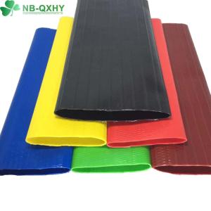 Red QX PVC Layflat Hose 2-10bar Colorful and Sturdy for Industrial Applications