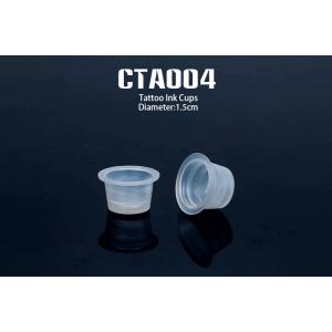 China Transparaent Disposable Tattoo Ink Caps 1.5cm Diameter White 400g on sale