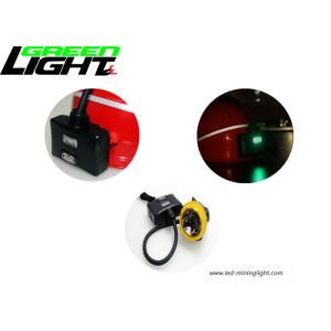 Semi Corded Miner Cap Lamp 15000lux 4 Lighting Modes With Rear Low Power Warning