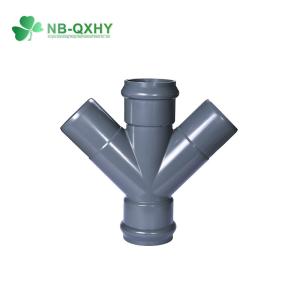 China Swimming Pool PVC Plumbing Fitting Pressure Rating Pn16 Thickness Pn16 1 1/2 2 Tee Elbow on sale