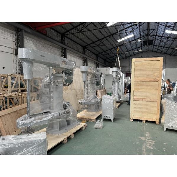 Hydraulic Lifting High Speed Dissolver Machine 22kw - 75kw Single Shaft Coating Mixing Machine