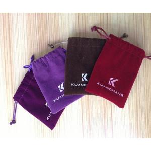 Durable Velvet Drawstring Reusable Jewelry Organizer Bag