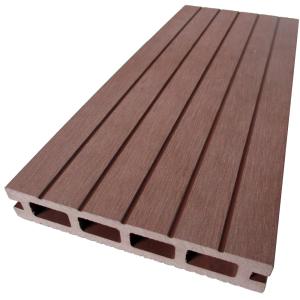 Anti Slip 125mm X 23mm WPC Hollow Decking