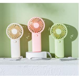 AAA Battery Handheld Fan 2W ABS Body 6*3.7*12.5cm Size 53.7g Lightweight With