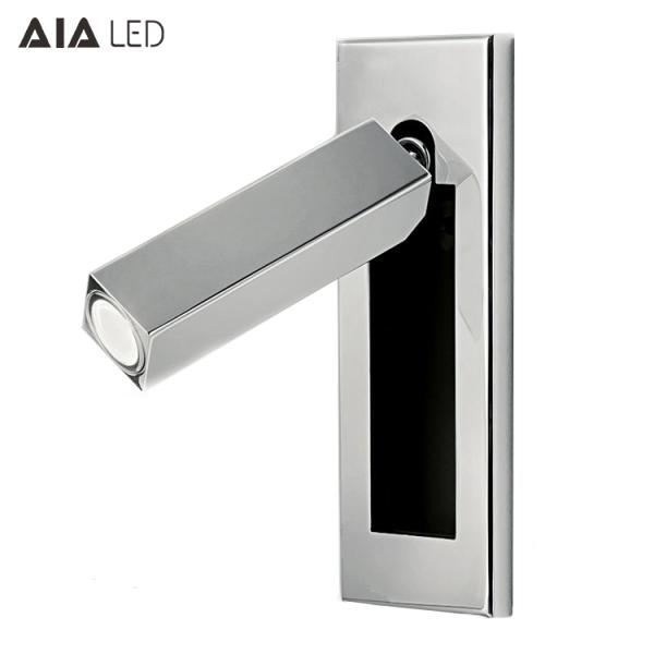 Modern led headboard wall light adjustable led wall lamp interior 3W led reading lights for hotel
