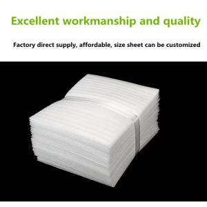 White EPE Buffer Bags Shockproof EPE Foam Pouch 8*10cm