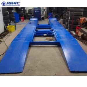 China Low profile alignment scissor lift with rolling jack 5T 4.5M runway AA-ALSL50HC on sale