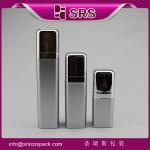 silver airless bottle supplier,A056 square shape bottle