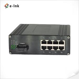 Industrial 8-Port 10/100/1000T 802.3at PoE + 1-Port 100/1000Base-X Ethernet