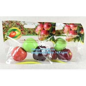 eco-friendly slider k fruit bag with air holes for grape packaging bag, slider k