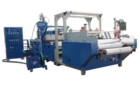 Quality Auto Cling Film Extruder D75 X 1250 Auto Cast Cling Film Extrusion Machine for sale