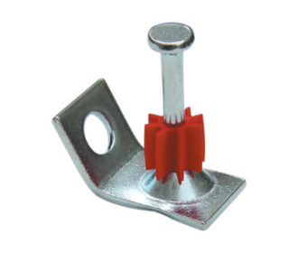 PDC Assembled Drive Pin with Flute & Economic Angle Ceiling Clip